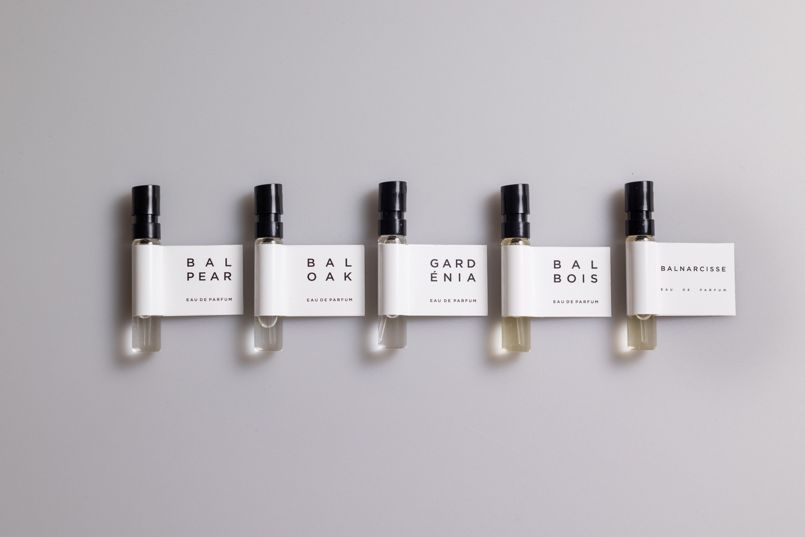 5 x 2 ml Sample: BALOAK, BALPEAR, BALBOIS, GARDÉNIA, BALNARCISSE
